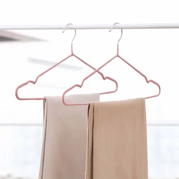 

10pcs/set Children Adult Non-Slip Drying Racks Metal Shirt Trouser Hook Hangers Coat Hanger Clothes Accessories Rack
