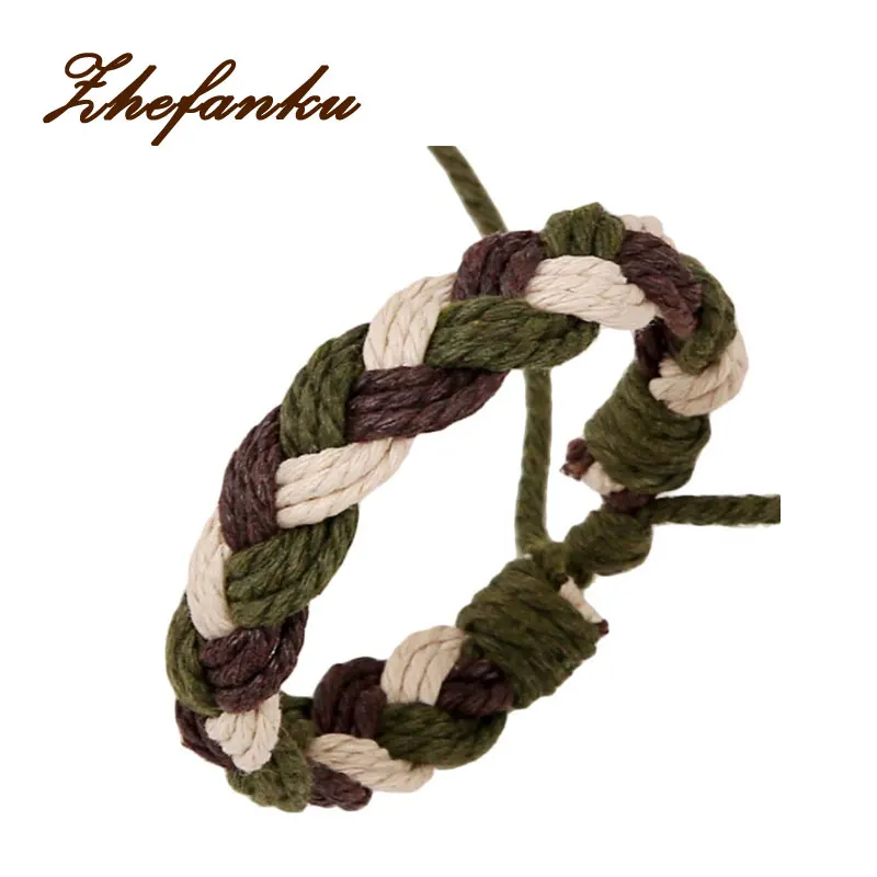 

Twist Braided Bracelets Hemp Rope Woven Hand Made Friendship Bracelets Fashion Jewellery