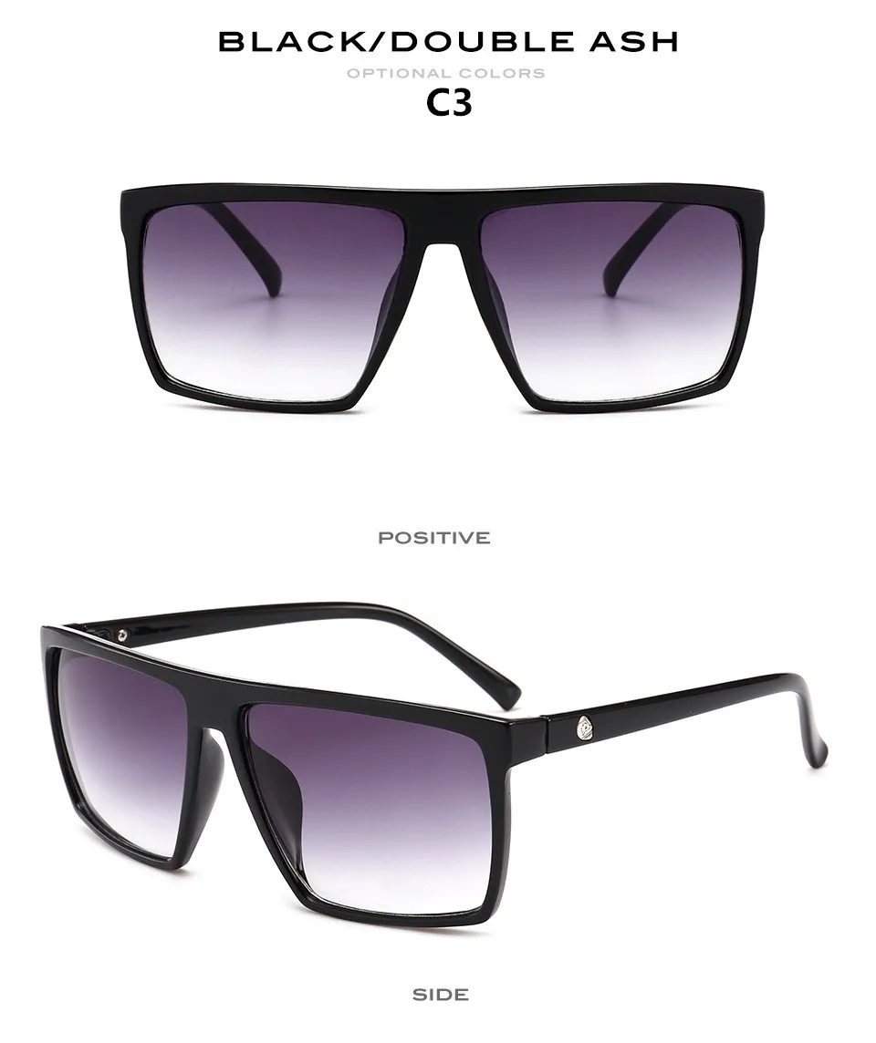 ZSMEYE новые квадратный классические солнцезащитные очки мужские брендовые Лидер продаж солнцезащитные очки Винтаж Óculos UV400 Óculos de sol - Цвет линз: C3