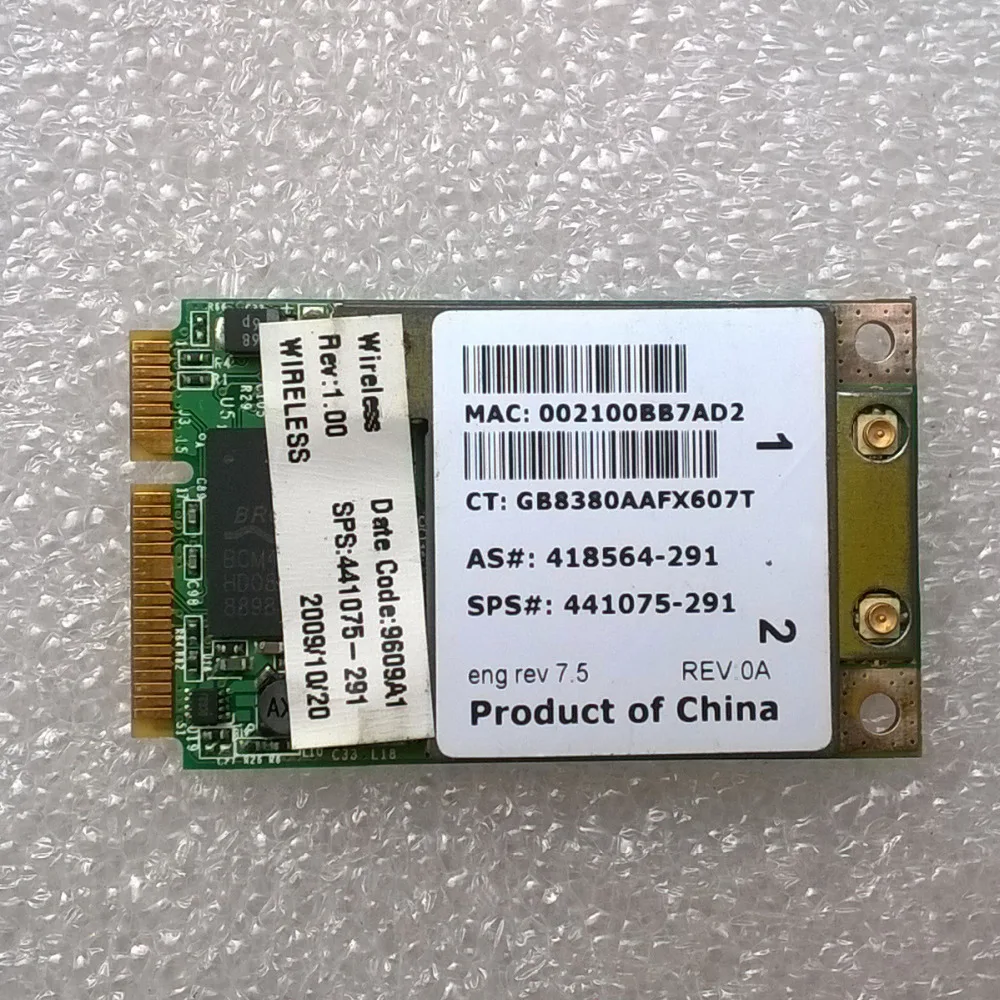 Мини PCI-адаптер BCM9411MCG 802.11a/b/g для серии 2510p sps 441075-001 441075-002 | Компьютеры и офис