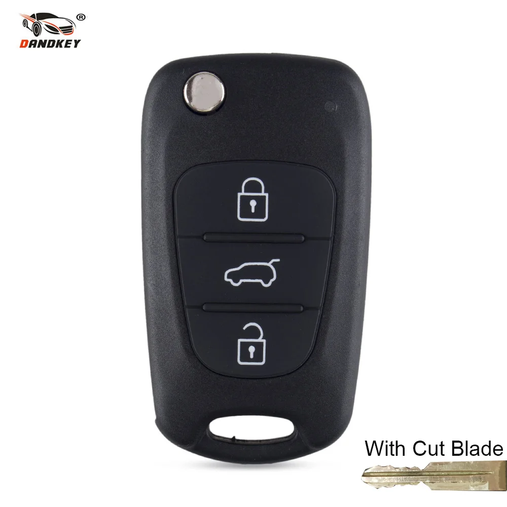 Чехол книжка Dandkey cut/uncut blade с 3 кнопками дистанционным управлением чехол для Hyundai Kia