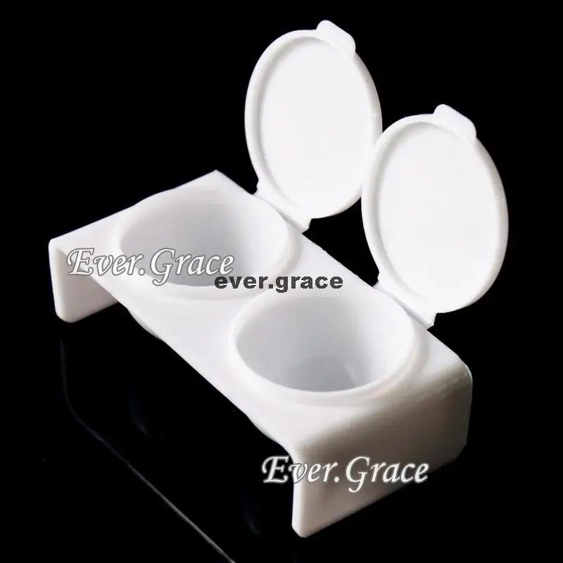 

Nail Art Dappen Dish Case For Acrylic Liquid Powder Bowl Color Container Tool
