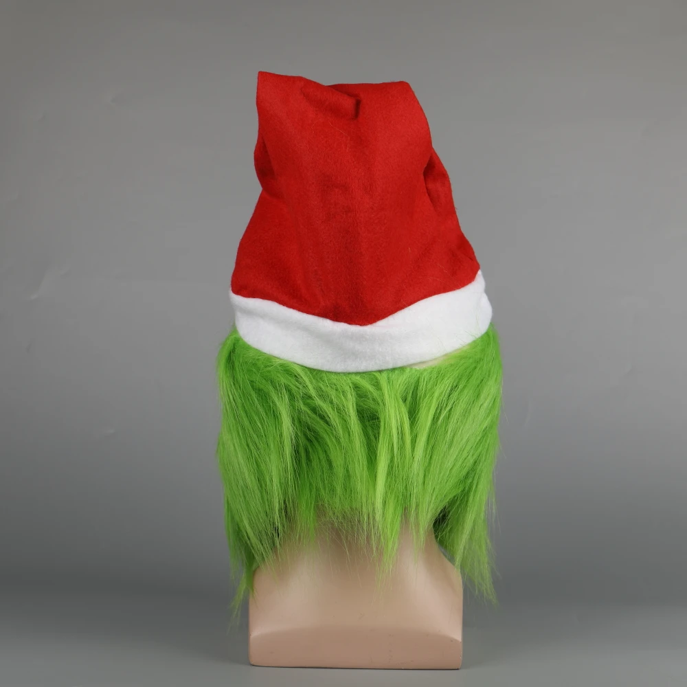 Newest Funny Grinch Stole Christmas Latex Party Mask Halloween Head Mask With Further Adult Costume Grinch Mask Props (10)