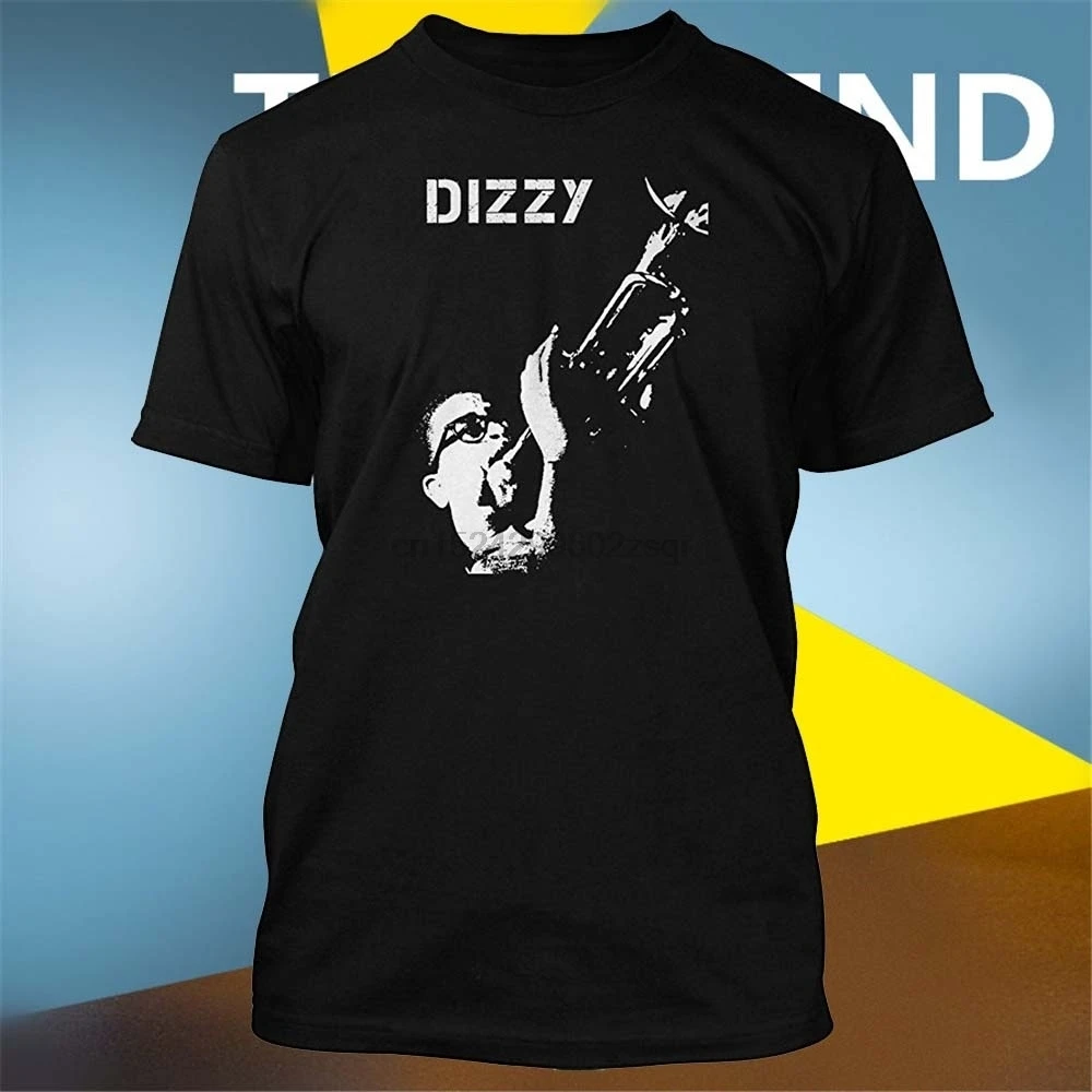 Уникальный дизайн мягкий хлопок с короткими рукавами Dizzy Gillespie Джаз труба Мужская