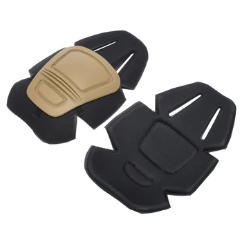 

Black/Mud Color Adult's Tactical Knee Pad with Airsoft Paintball Combat Knee for Outdoor Protector Kneepads