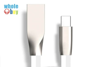 

Good quality 3D Zinc Alloy Cable Charger Power Cord for iPhone 8Pin Micro 5pin Type-C for Samsung USB Adapter Wire 300pcs/lot
