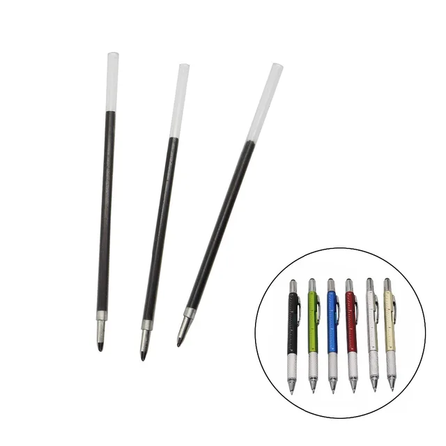 Blue or Black Refills Suitable for 6 in 1 ballpoint pen 20pcs/set