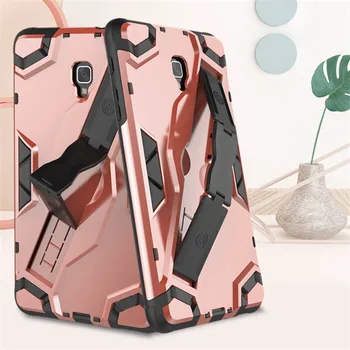 

For Samsung Galaxy Tab A 8.0 2017 T380/T385 Pirate Tablet Case Cover Silicone+PC Kickstand Hard Case With Wrist +shockproof