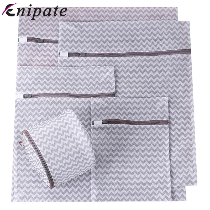 Enipate 5 قطعة/المجموعة رمادي متموجة الملابس الداخلية حمالات الصدر الجوارب الغسيل أكياس سلال آلة شبكة أدوات تنظيف غسل الرعاية الغسيل تخزين أكيا... Enipate 5 قطعة/المجموعة رمادي متموجة الملابس الداخلية حمالات الصدر الجوارب الغسيل أكياس سلال آلة شبكة أدوات تنظيف غسل الرعاية الغسيل تخزين أكيا...