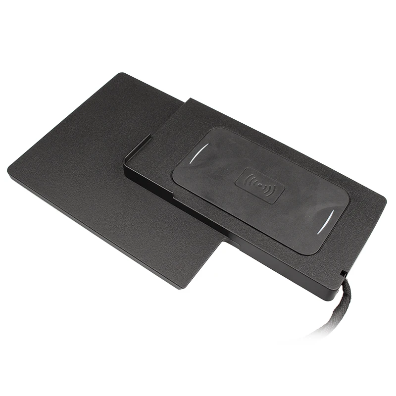 

Car Qi Wireless Phone Charging Pad Module for A4L B9 A5 A6 C7 A7 2016-2018 Fast Charging Case Plate Central Console Storage Bo