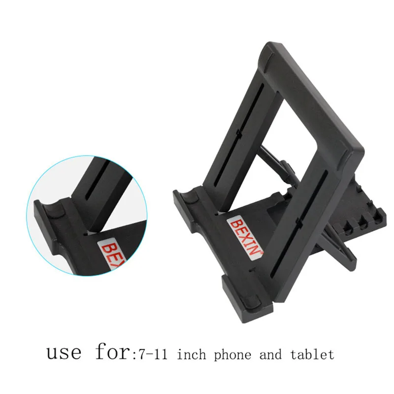 

Adjustable Tablet Stand Holder Portable Folding Plastic Stand For ipad 7-11 Inch For Apple E-book Mini Big Size Mobile Phone