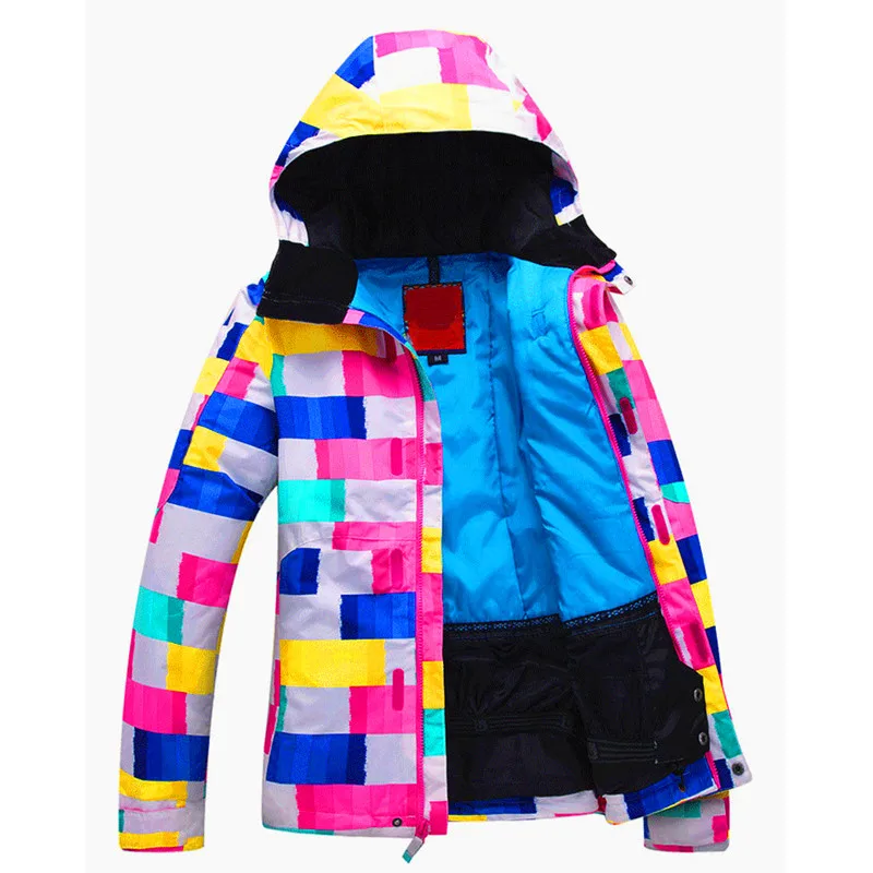 Новое поступление Женская зимняя Лыжная куртка теплая водонепроницаемая дышащая Лыжная сноуборд для кемпинга походная одежда куртка с капюшоном
