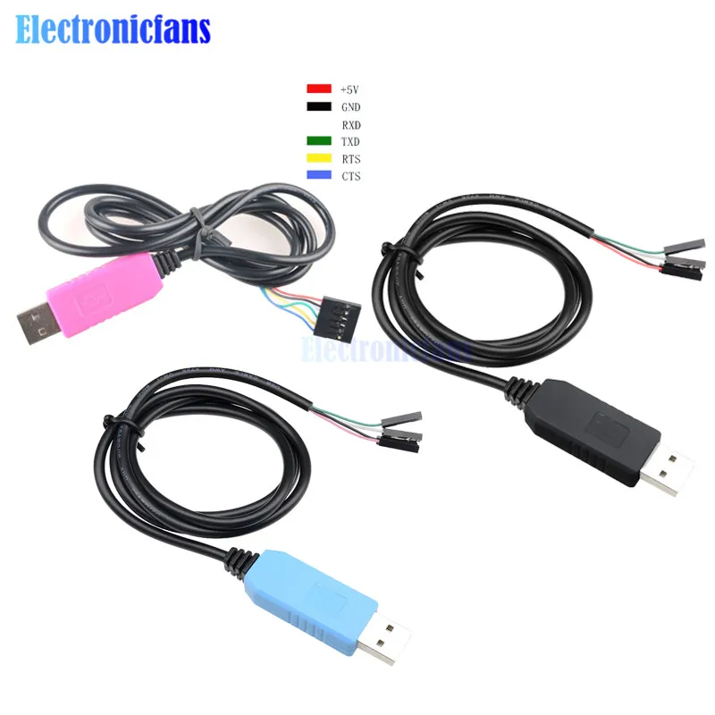 Преобразователь PL2303TA PL2303HX PL2303 USB TTL RS232 последовательный кабель PL2303HXD 6Pin