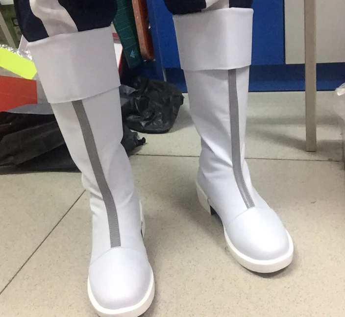 

My Boku no Hero Academia Todoroki Shouto White Cosplay Shoes Boots