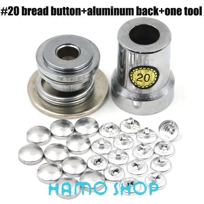 

100set/lot #20 Aluminum Round Fabric Covered Cloth Button + One Tool Metal Jewelry Accessories for Handmade DIY Free Shipping