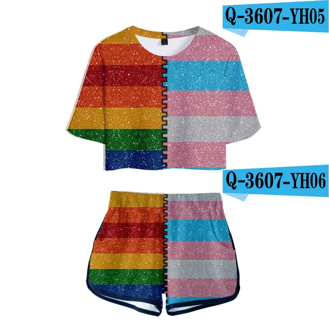 womens rainbow tracksuit