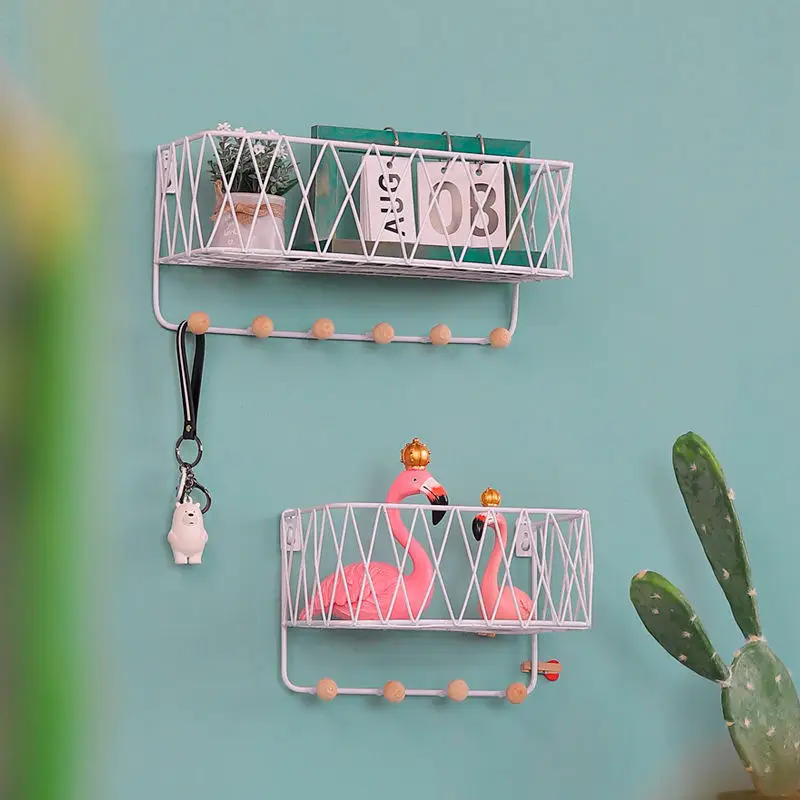 خشبية الحديد الحائط تخزين الرف منظمة التلفزيون جدار معلق نوم ديكور مطبخ DIY جدار السنانير أشتات الرف سلة خشبية الحديد الحائط تخزين الرف منظمة التلفزيون جدار معلق نوم ديكور مطبخ DIY جدار السنانير أشتات الرف سلة