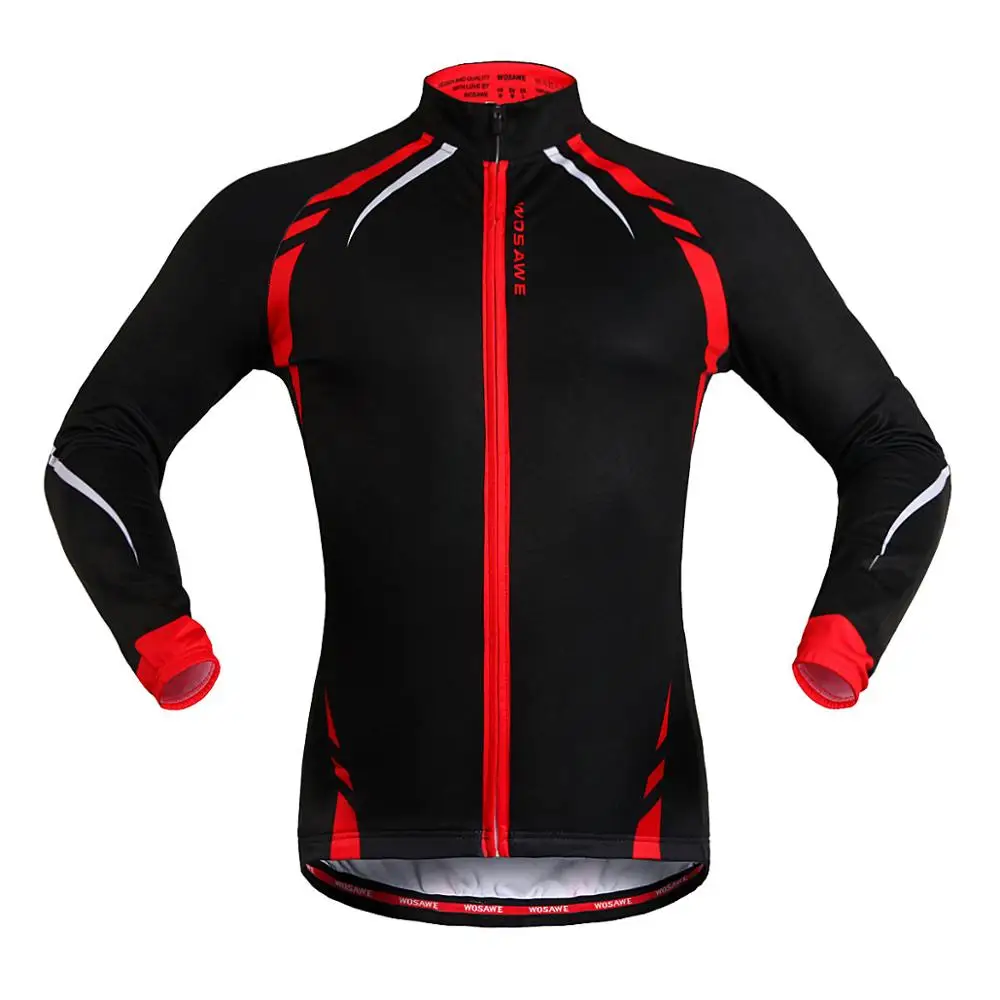 Новинка, зимняя куртка для велоспорта для мужчин и женщин, теплая флисовая верхняя одежда, пальто, chaqueta ciclismo, велосипедная Джерси, MTB велосипедная куртка - Цвет: red black