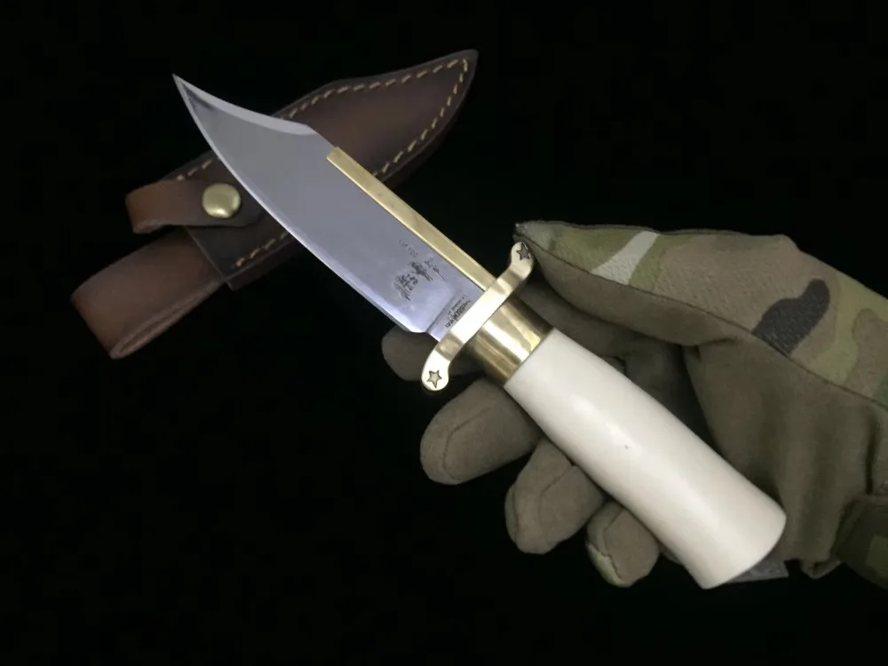 DuoClang Expendables Combat Fixed Blade Knife AUS-8 Steel Small Tactical Military Knives Gold Blade Back High Quality DuoClang Expendables Combat Fixed Blade Knife AUS-8 Steel Small Tactical Military Knives Gold Blade Back High Quality