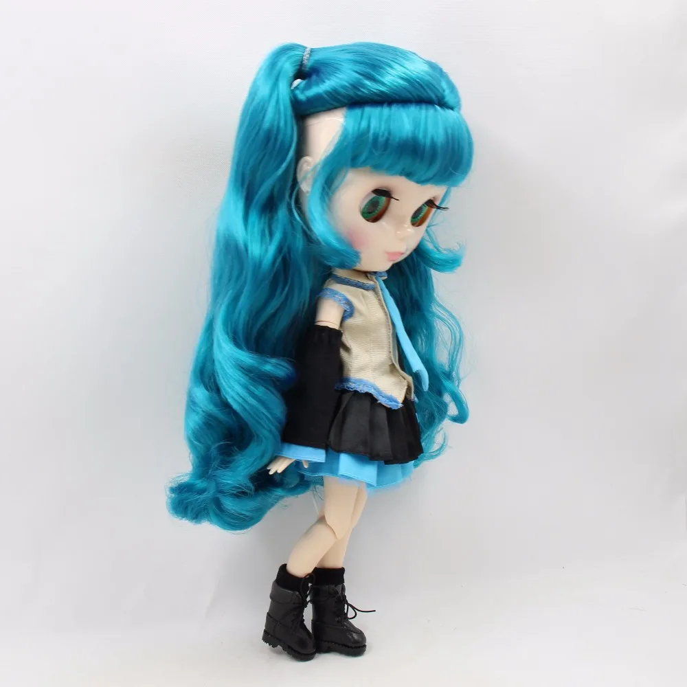 Ледяная фабрика шарнирная кукла blyth toy Hatsune Miku голубые волосы белая кожа с одеждой и сапогами 1/6 30 см BL4302