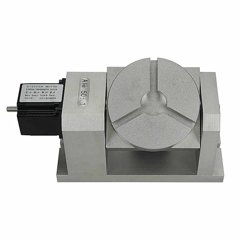 

4th 5th Rotary axis CNC dividing head 50:1 reducer harmonic gearbox no hysteresis
