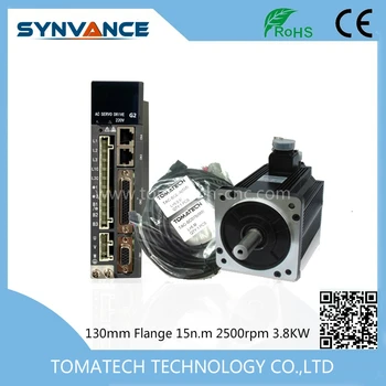 

Hot sale servo system15NM 2500rpm 130mm flange 3800 watt Servo controller