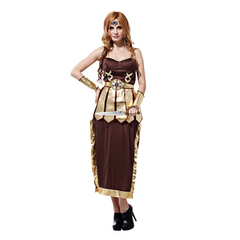 

Adult Women Sexy Ancient Roman Greek Spartan Female Warrior Cosplay Costume Halloween Purim Masquerade Mardi Gras Party Dress