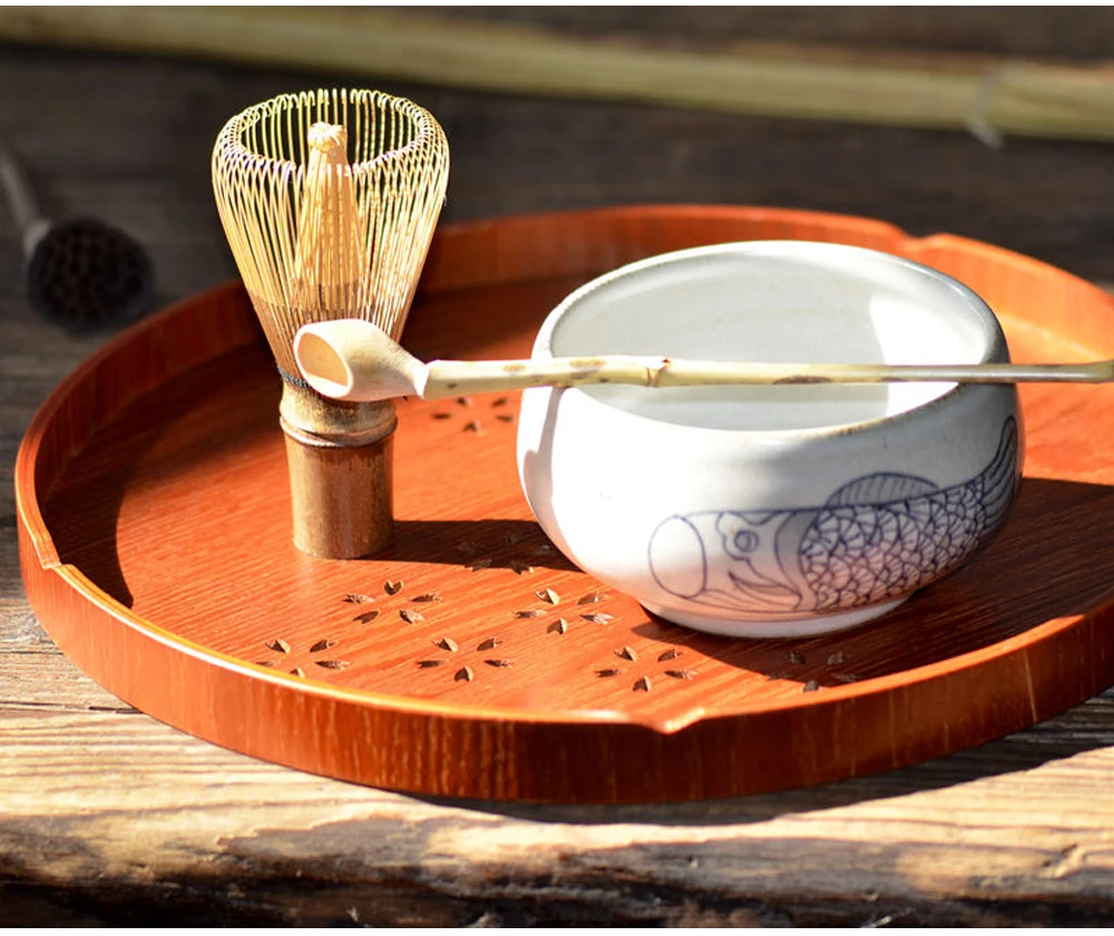 Ручной работы в стиле ретро мисках взбейте набор совок традиционные японские матча Чай церемонии Чай комплект матча чашки Чай украшение дома подарок