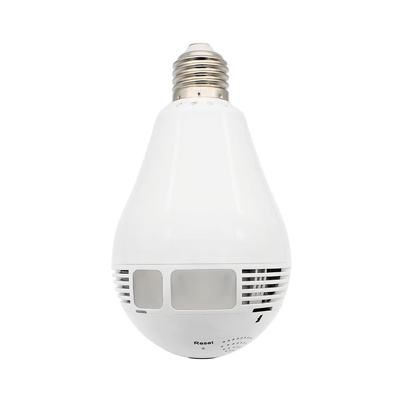 

1.3MP Bulb Light Wireless IP Camera Panoramic Wi-Fi Lamp FishEye WIFI Camera 360 Degree Mini CCTV Home Security Mini P2P Camara