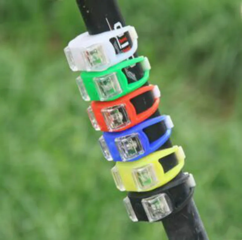 Excellent With Battery Bicycle Light Mountain Bike Head Front Rear Wheel LED Light Flash Spoke Warning Lamp Cycling Lights Bike Accessory 0