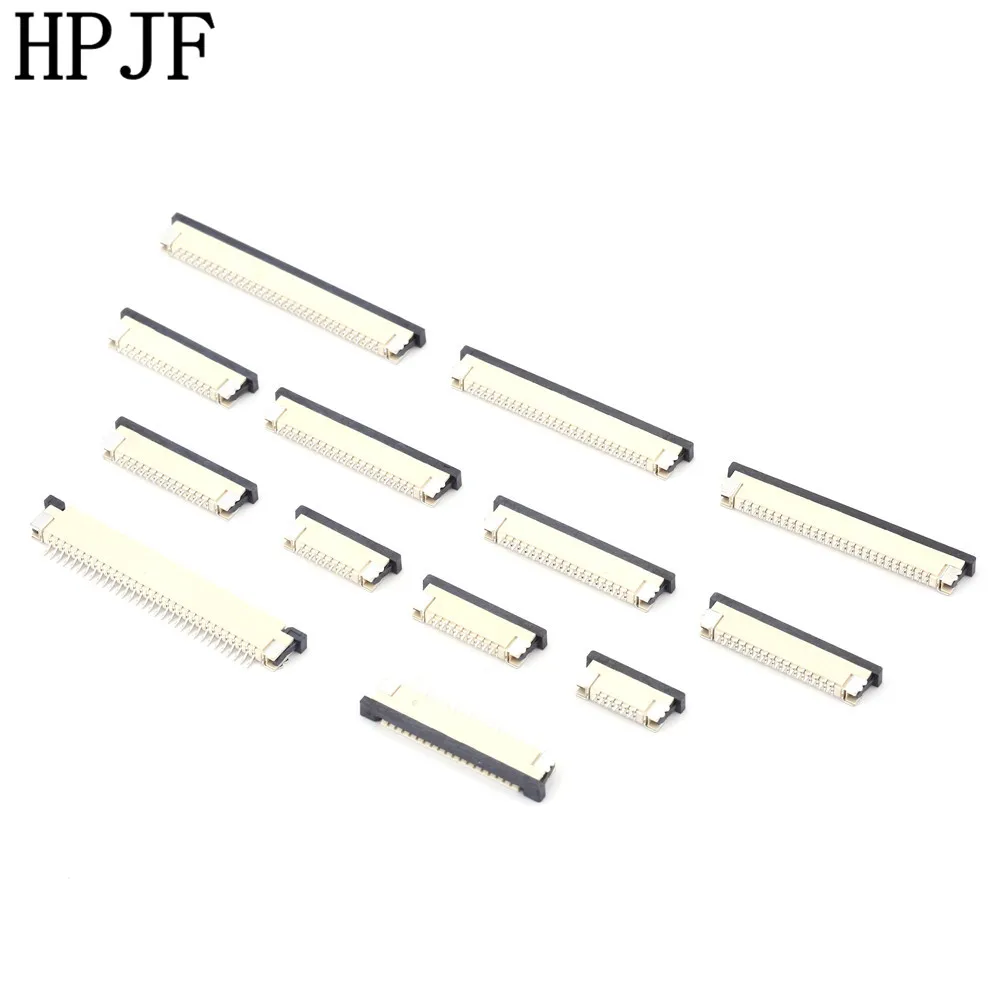 

FPC Pitch 1.0mm 4/5/6/8/9/10/12/13/14/15/16/18/20/22/24/25/26/28/30Pin Drawer Connector SMT Type Ribbon Flat Top Contact
