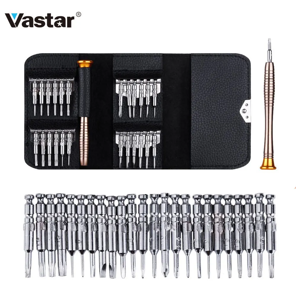 

Vastar Screwdriver Set 25 in 1 Torx Multifunctional Opening Repair Tool Set Precision Screwdriver For Phones Tablet PC