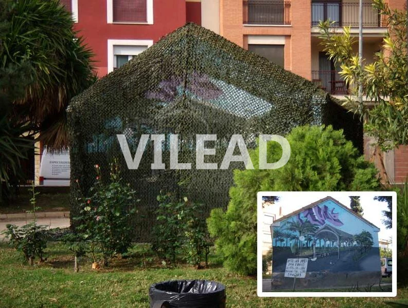 

VILEAD 2M*2M Woodland Camo Netting Military Camo Netting Army Camouflage Jungle Net Shelter for Hunting Camping Sports Car Tent