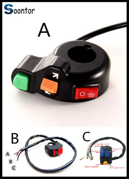 

Switch Horn Turn Signals On/Off Light 12V Motorbike niversal Motorcycle for HONDA CBR929RR CBR600RR CBR954RR CB1000R SP CBR600RR
