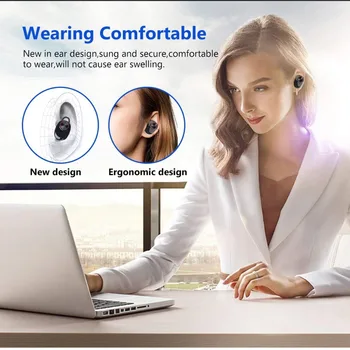 

Bluetooth 5.0 Wireless Earphones With Charging Box Handsfree In-Ear Mini Invisible Headset Super Bass Stereo Music Sport Earbuds