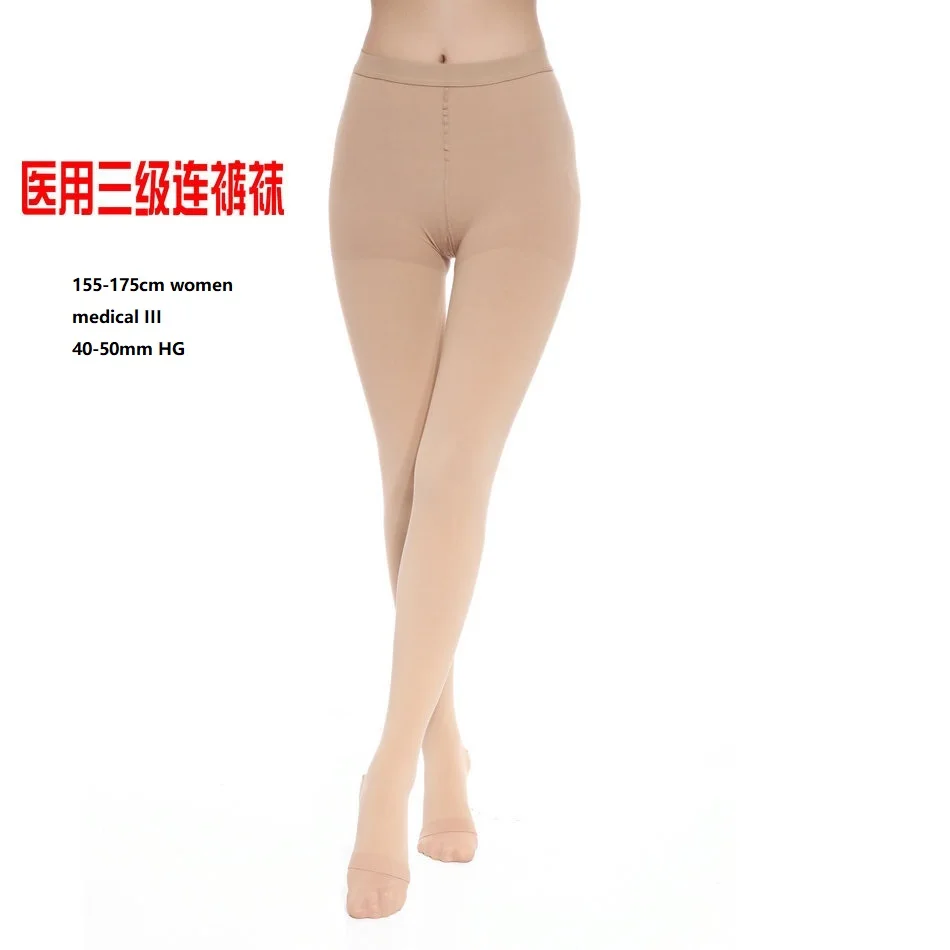 30 TO 50 mm HG anti medical treatment of venous open toe compression