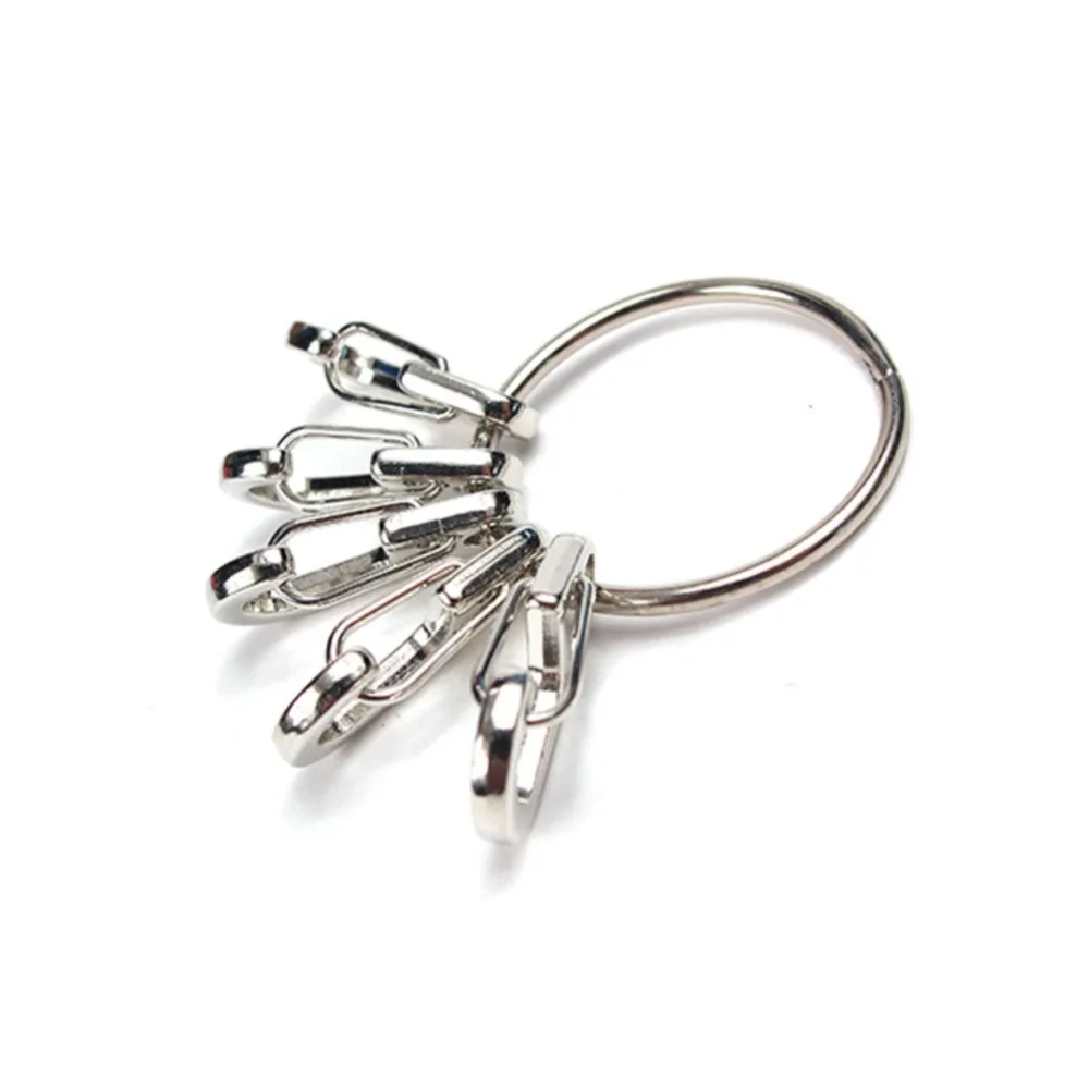 

Quick Release Ring Set Classic Simple Spring Carabiner Clip Hanging Buckle Quick Hanging Key Chain Key Ring Alloy Hooks