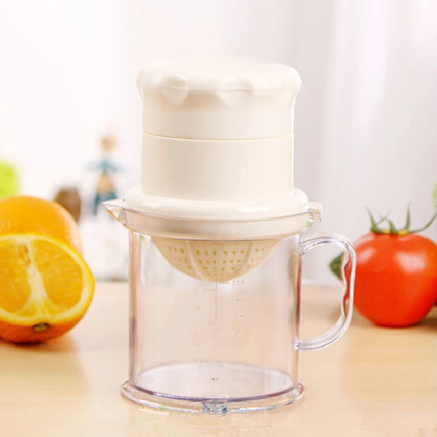 Juicer Fruit Juice Maker Drink Extractor DIY Manual Filter Cup Kitchen