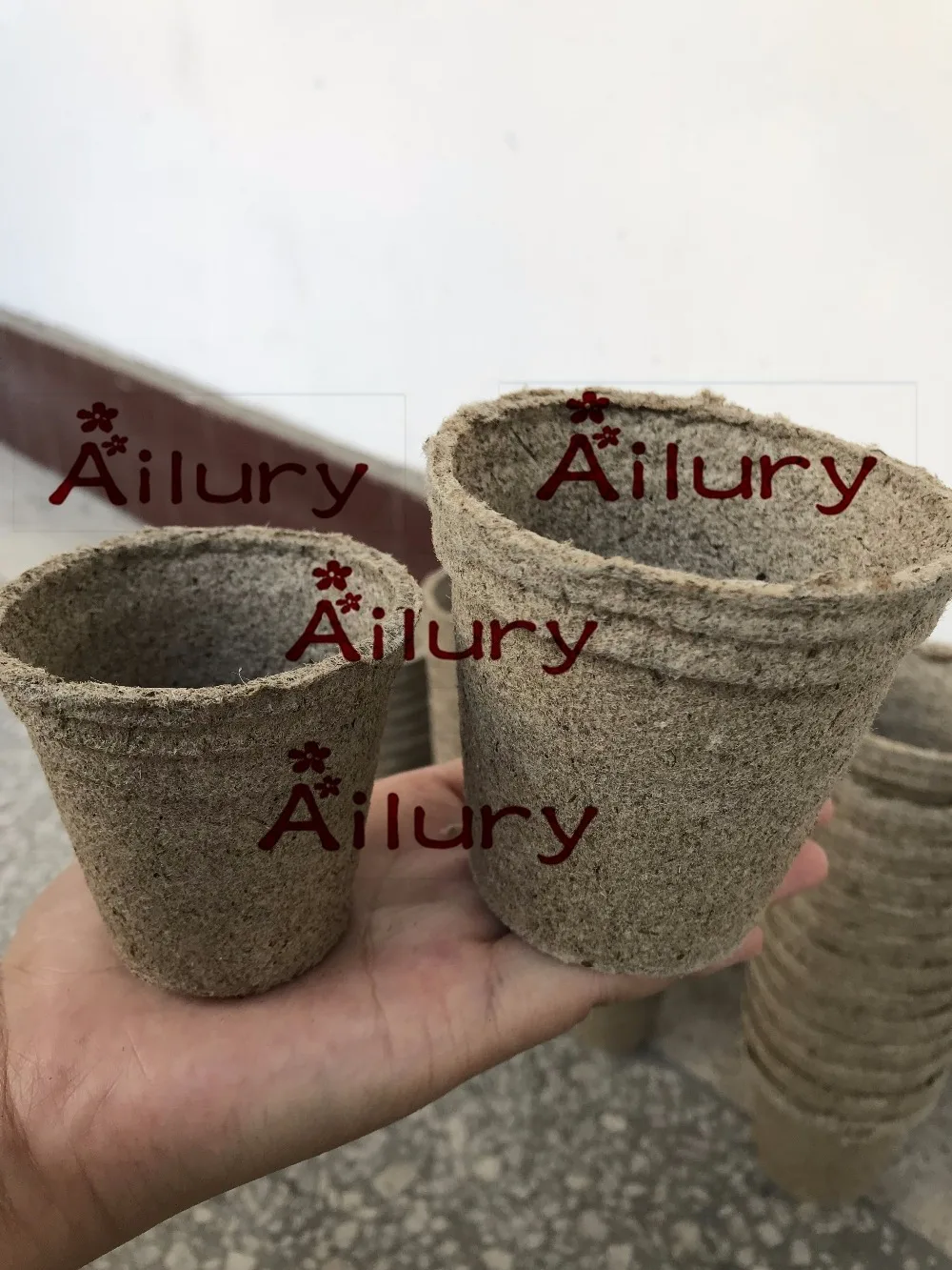 

Free shipping,10pcs/lot,big Norway Jiffy nursery Bowl.8*7.5cm,can Biodegradable.gardening,nursery pot, supplies.seed pellete,
