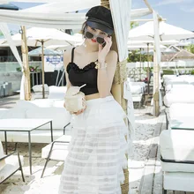 Женские купальные костюмы, женская одежда для плавания, танкини, женский купальник, купальный костюм, купальник для девочек, бикини, корейский стиль, Ins, аромат, Сексуальная кружевная многослойная юбка