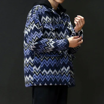 

High Quality Men's Thick Wool Trench Coat Men Hooded Casual Coats Lapel Collar 2019 Winter Autumn Overcoat for Youth People#3072