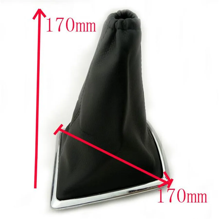 

Gear Dustproof cover for 2005-2014 FORD Focus Manual Block Shift Lever dust cover Blcak leather