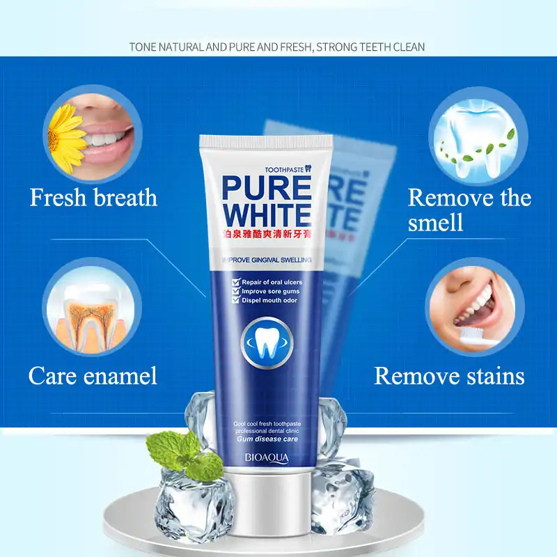 BIOAQUA Pure White Toothpaste 5 BIOAQUA Pure White Toothpaste 5