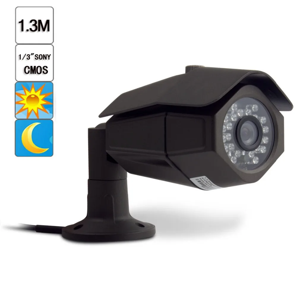 

NEW High Resolution NIHON WeatherproofA HD 1/3" IMX225 CMOS 1.3M+NVP2431H/720P Security Camera
