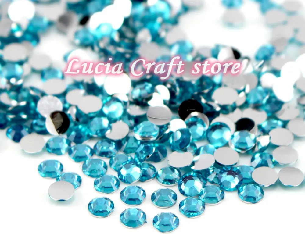 لوسيا الحرف متعدد الألوان الخيار 4 ملليمتر 1000 قطع ss16 flatback الراتنج الراين diy هاتف المحمول مسمار الفن ملصق 12030401 (1000)