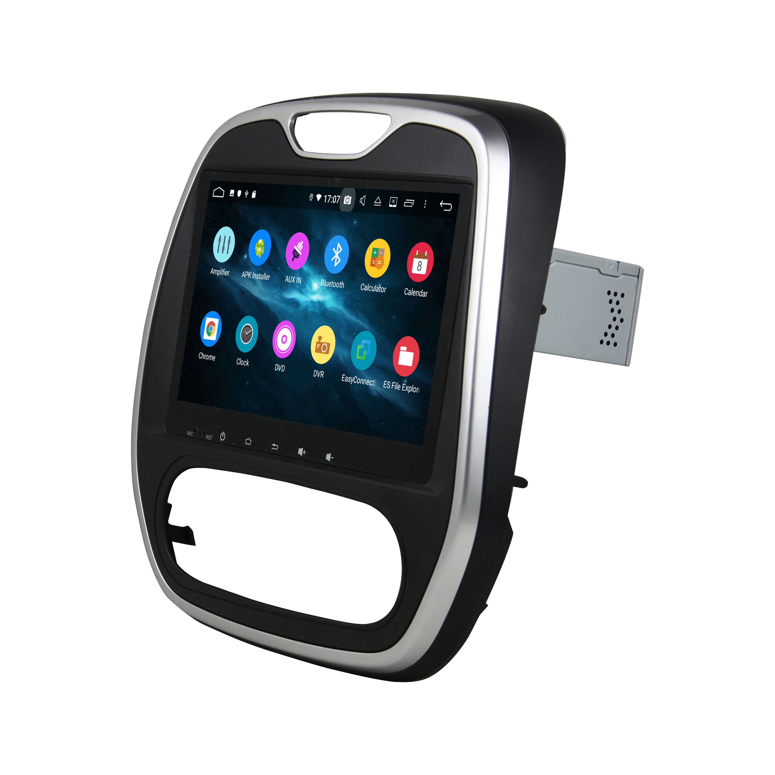 Best 4GB+64GB Octa Core 1 din 9" Android 9.0 Car Radio DVD Player for Renault Capture 2011-2017 GPS WIFI Bluetooth  USB Mirror-link 2