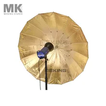 Selens Photo Studio Lighting Umbrella (Fibre Frame) 152.4cm 60″ Black&Gold for photography fotografia
