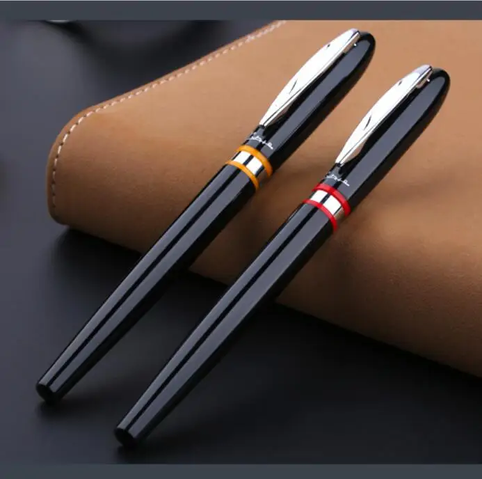 

Free Shipping Pimio 907 0.5mm Iridium Nib Luxury Smooth Metal Fountain Pen with Original Gift Box Ink Pens