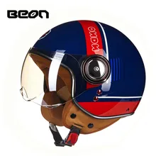 Мода BEON B-110B moto cross открытый шлем для мужчин и женщин, moto rcycle moto электрический велосипедный защитный шлем scoote dirt bike