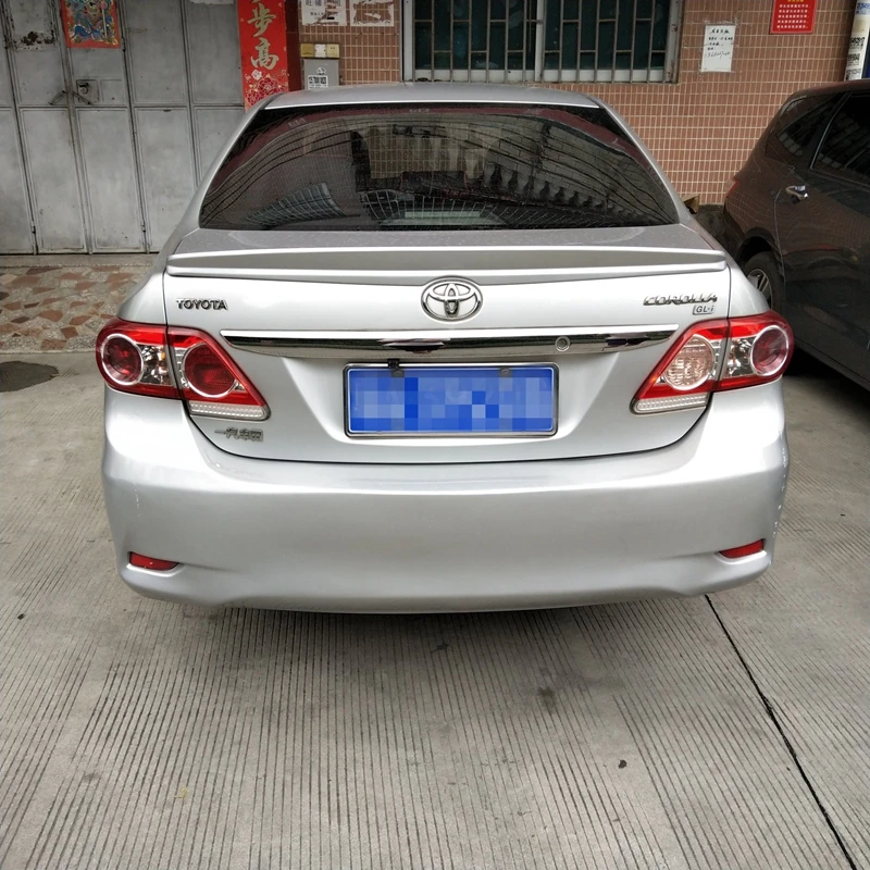 

For Toyota Corolla Spoiler ABS Material Car Rear Wing unpaint Color Corolla Rear Spoiler For Toyota Corolla Spoiler 2007-2013